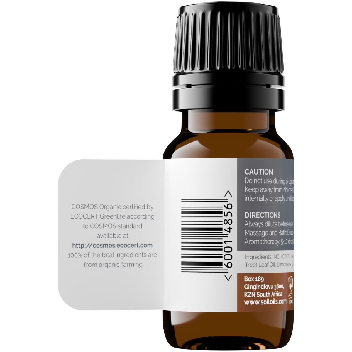 Organic Tea Tree Essential Oil (Melaleuca Alternifolia) 10ml